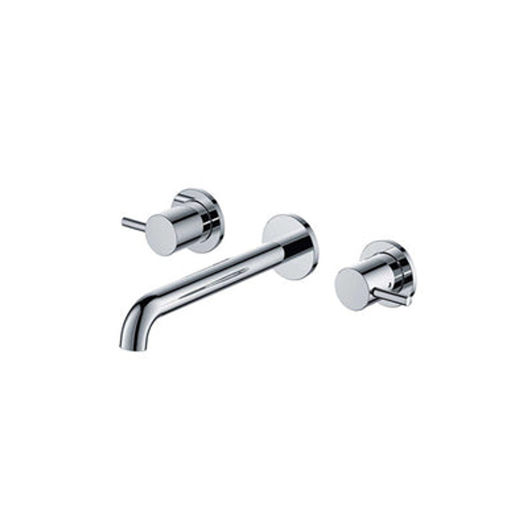 Parisi Envy Wall Basin/Bath Set With 190mm Spout Chrome