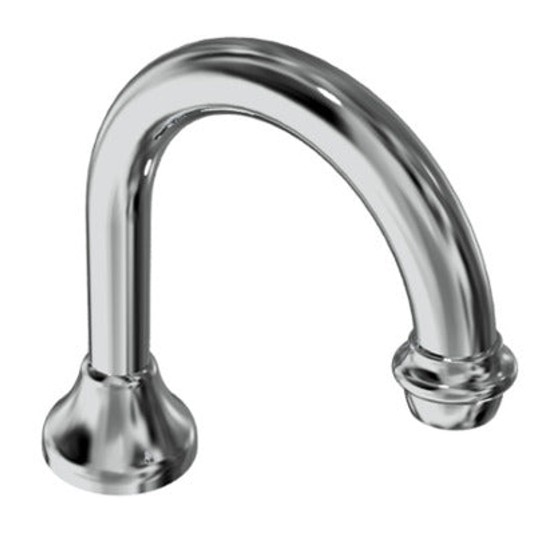 Ram Merino Basin Spout Gooseneck Chrome White