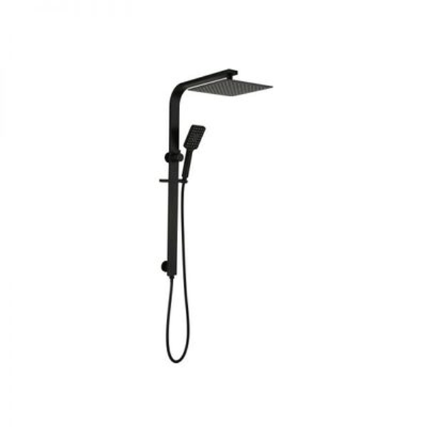 Bestlink Edge Combination Shower Set 250mm Ss304 Shower Rose Matte Black