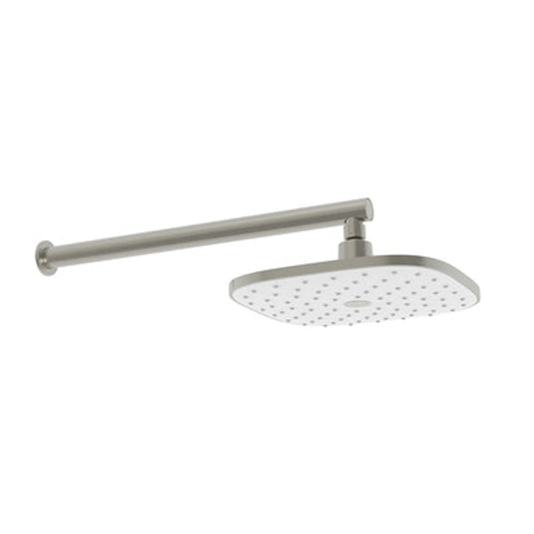 Greens Corban Wall Shower 380mm Arm Brushed Nickel 1930011