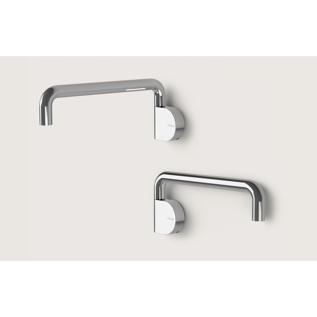 Phoenix Designer Swivel Bath Outlet 230mm Round - Chrome