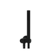 Greens Rocco Pin Hand Shower Matte Black