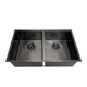 Otti Arte Sink 76D 760X450X220 Gun Metal