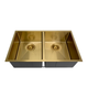 Otti Arte Sink 76D 760X450X220 Brushed Gold
