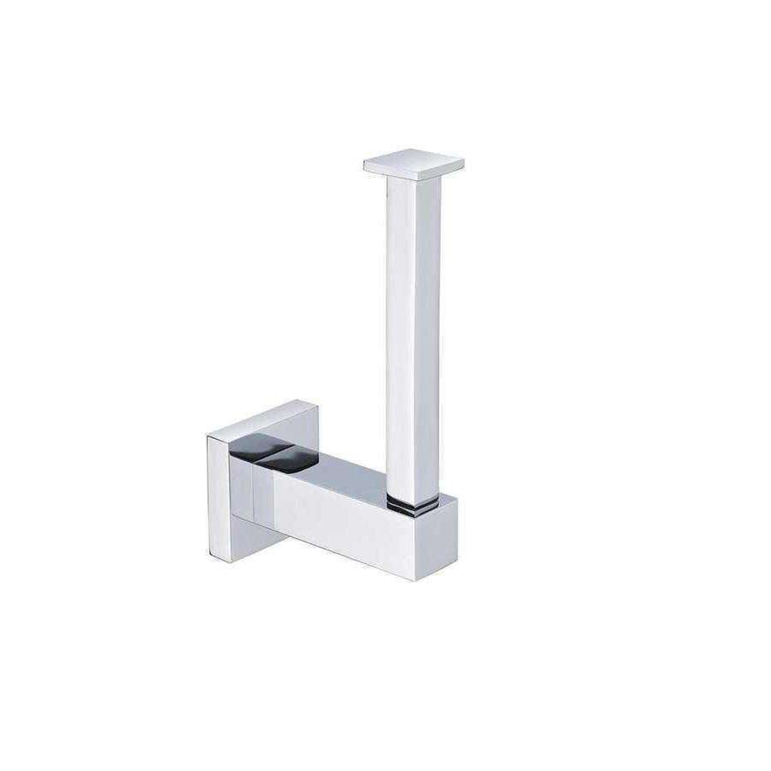 Aspire Unity **Square** Straight/Spare Toilet Roll Holder Cp **24