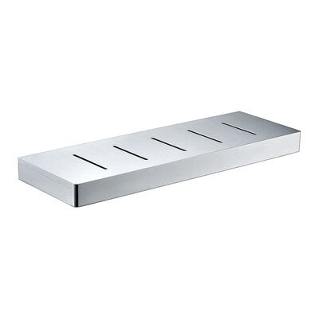 Streamline Eneo Shelf With Drain Holes 40Cm - Brushed Gun Metal