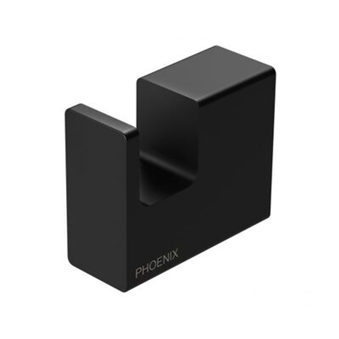 Phoenix Lexi Mkii Robe Hook Matte Black 123-8400-10