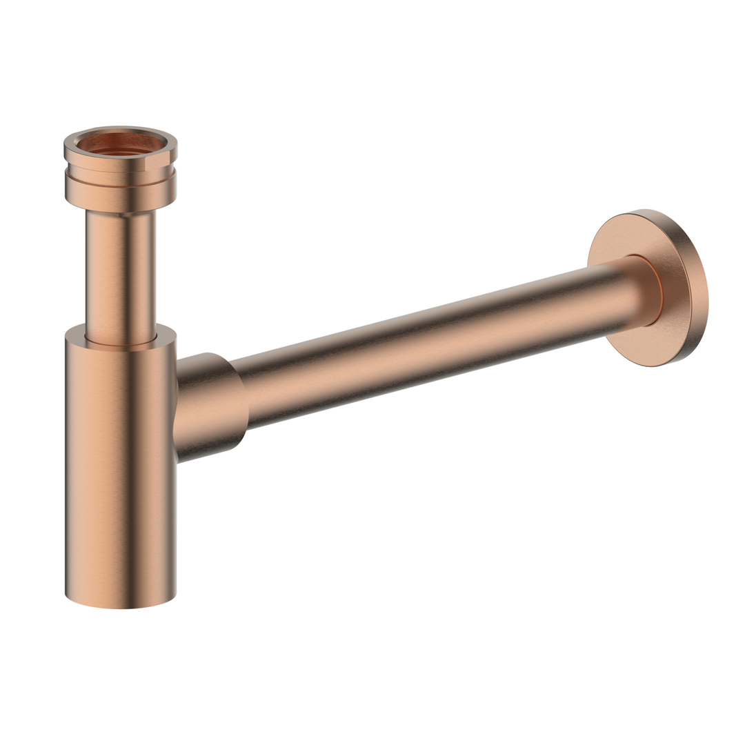 Greens Decorative Bottle Trap Brushed Copper Pvd Brushed Copper