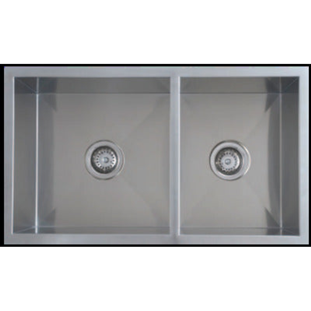 Interchange Uptown 1 & 3/4 Bowl Sink 775 X 450 X 200 - Square Corner