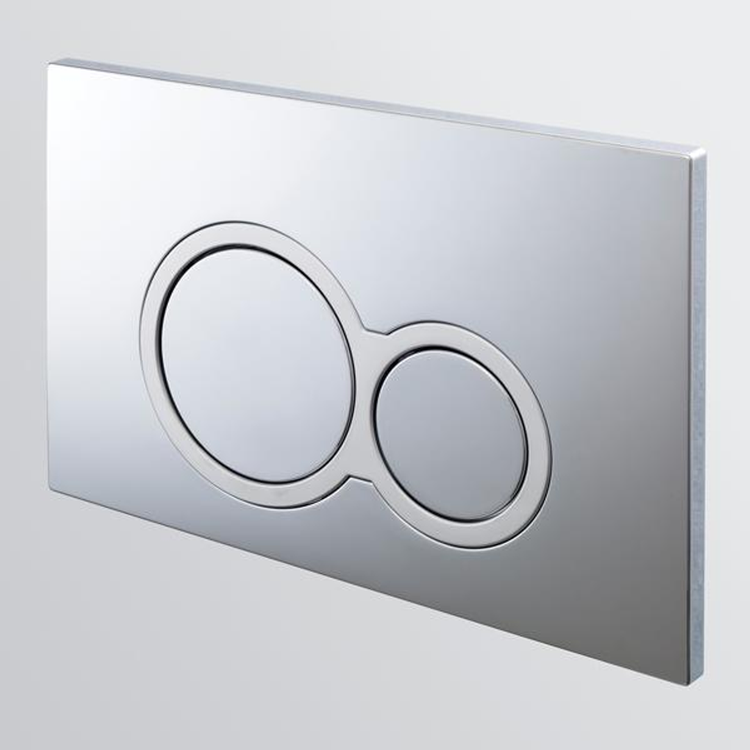 Seima Flush Plate Round Chrome Sto-B100-C