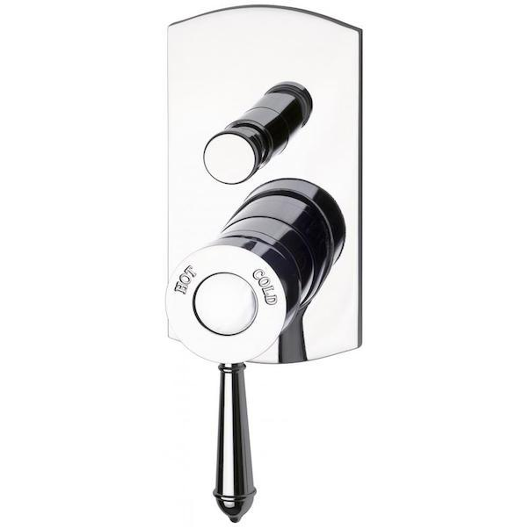 Phoenix Nostalgia Shower/Bath Diverter Mixer - Chrome