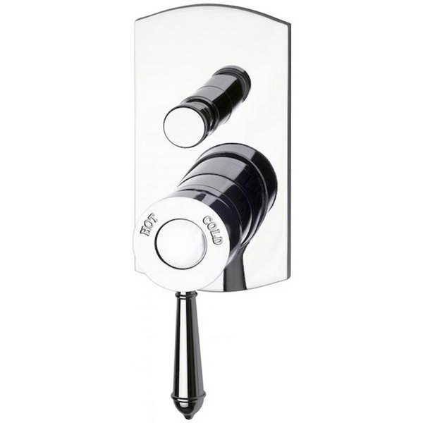 Phoenix Nostalgia Shower/Bath Diverter Mixer Chrome
