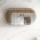 OTTI LED BONDI 1800X900 SHAVING CABINET NATURAL OAK