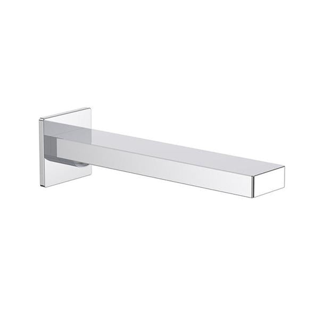 Clark Square Wall Basin/Bath Outlet 220mm Chrome