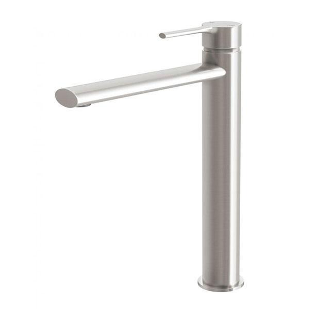 Phoenix Vivid Slimline Oval Vessel Mixer - Brushed Nickel