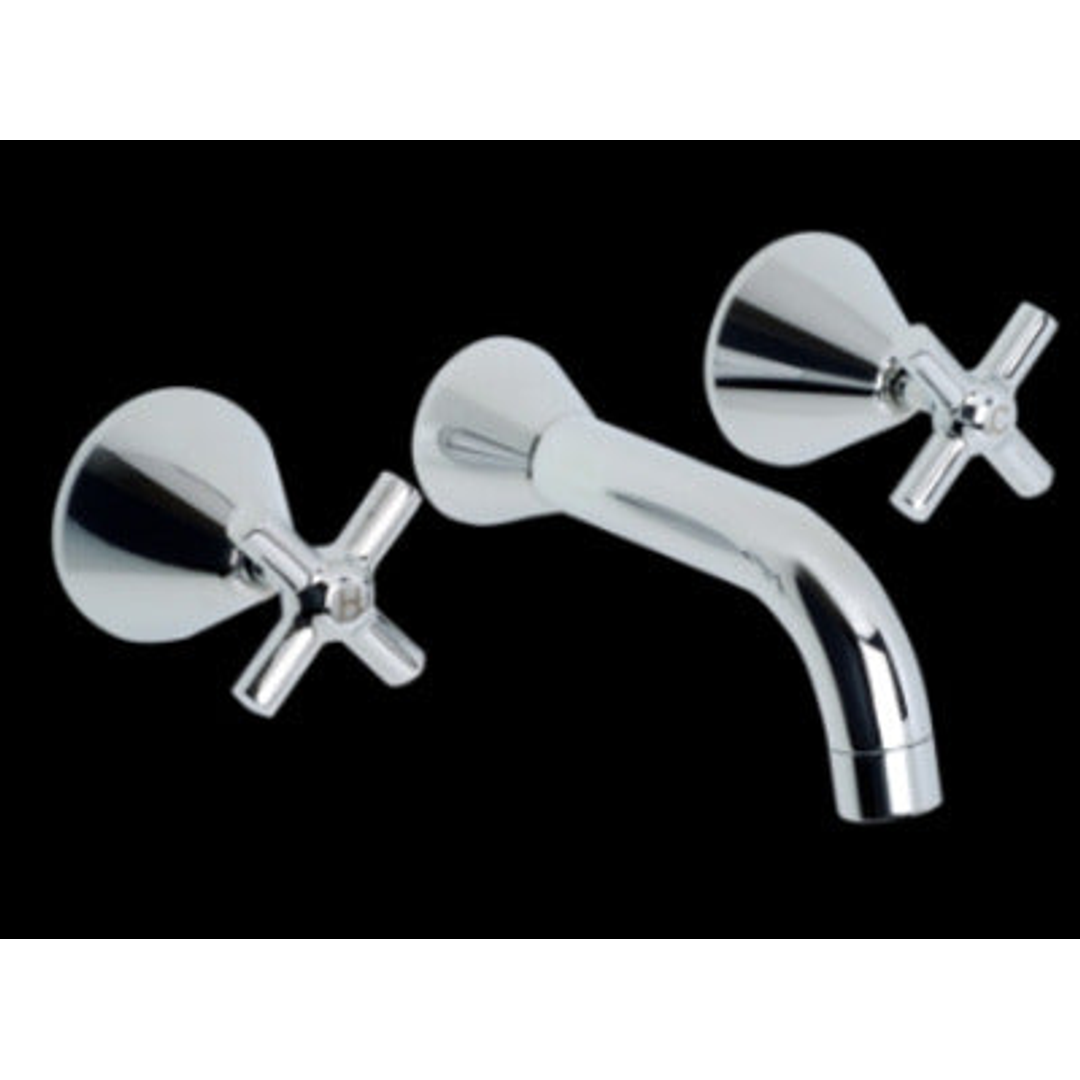 Ram Fusion Cross Jv Bath Set Chrome