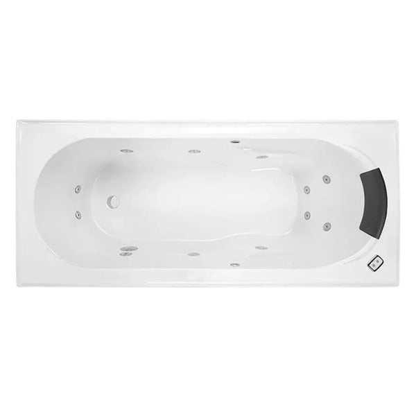 Adatto Contour 12 Jetss White 1510mm - Burdens Plumbing
