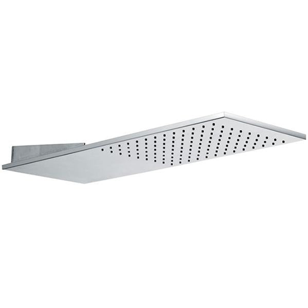 Fienza Koko Polished S/S Square Wall Shower Head Chrome