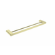 Nero Bianca Double Towel Rail 600Mm Brushed Gold