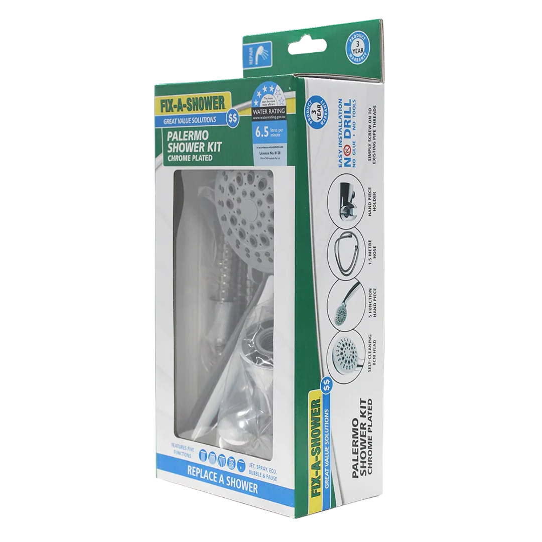 FIX-A-TAP Palermo Shower Kit 3 Star 7 Ltr 982025