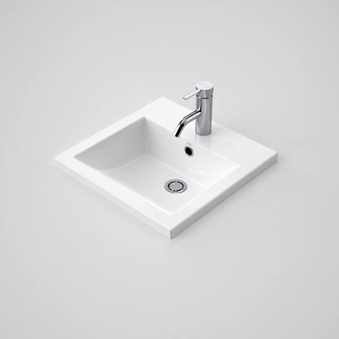 Caroma Liano Self Rimming Basin White 1Th 664715W