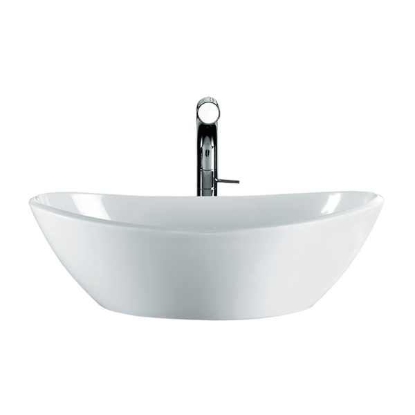 V+A Amalfi 55 Vessel Basin Quarrycast White