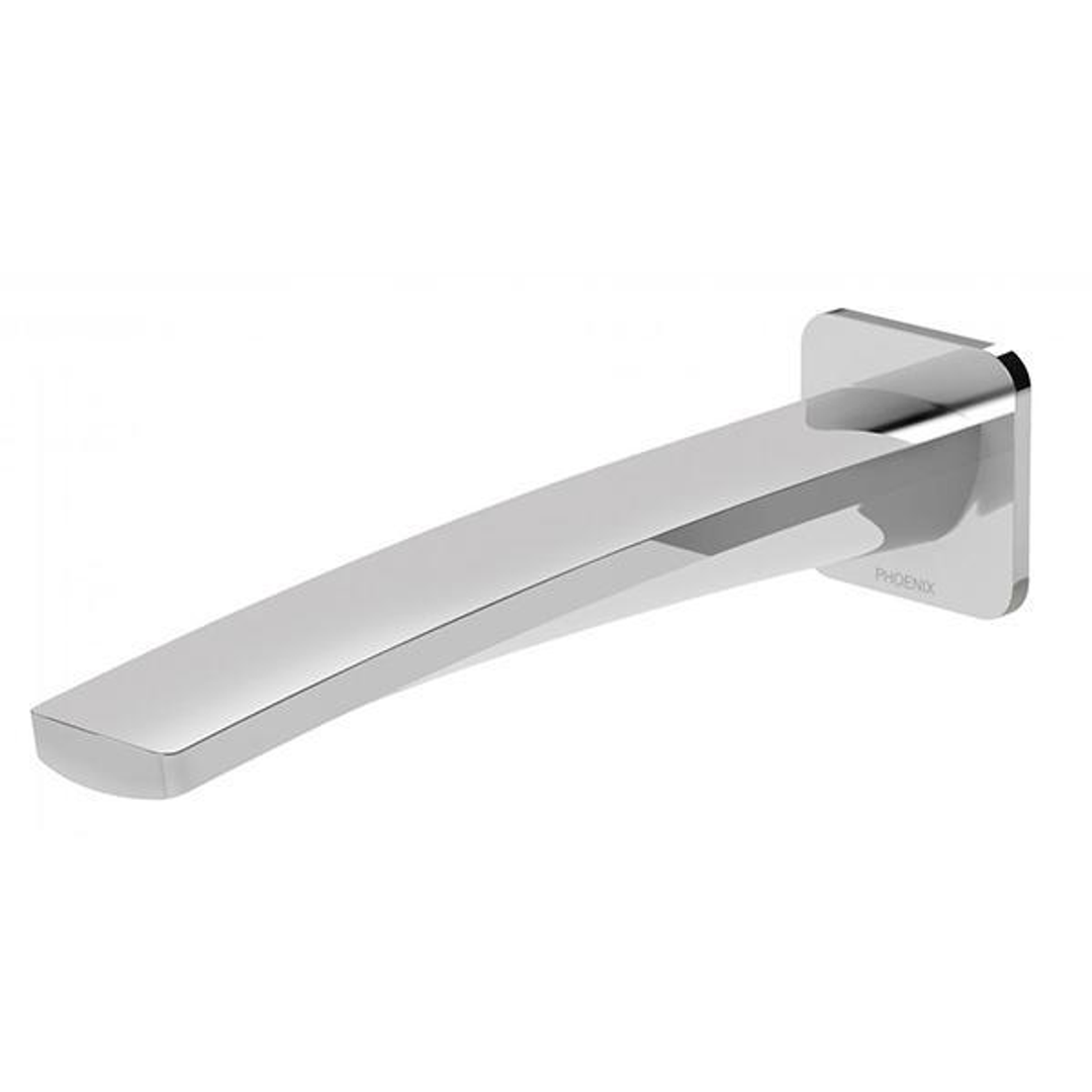 Phoenix Mekko Wall Bath Outlet 200mm - Chrome