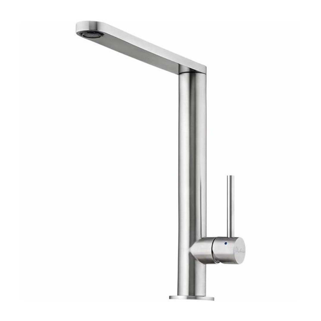 Essente Right Angle Kitchen Mixer Stainless Steel