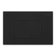 Black Rectangular Buttons (R&T) Flush Plate(Fienza P#:Jb60B)
