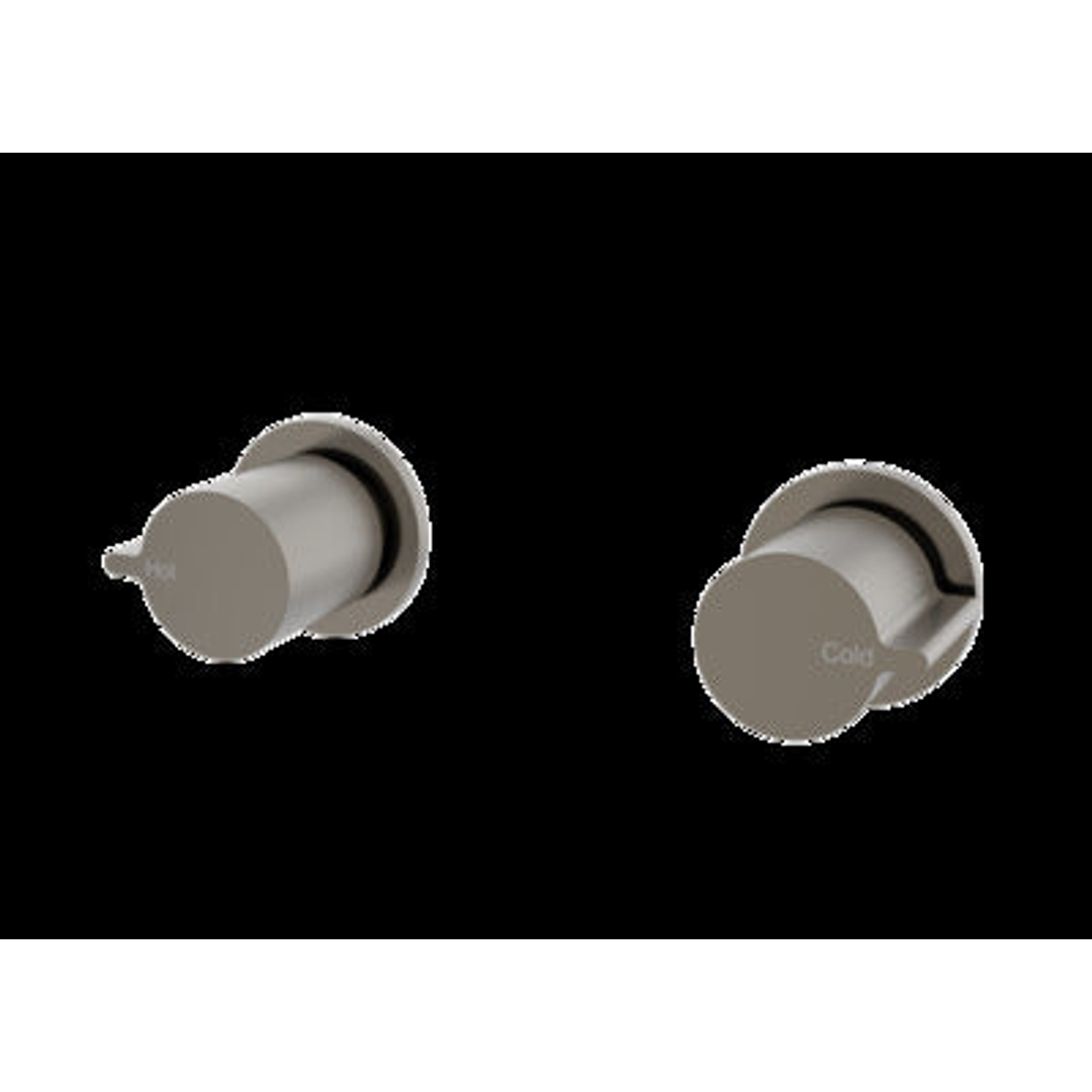 Par Q Top Assemblies Wall Pair Ceramic Disc Brushed Gunmetal