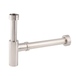 Brasshards Mixx Brass Bottle Trap Round Brushed Nickel