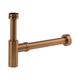 Brasshards Mixx Brass Bottle Trap Round Brushed Bronze