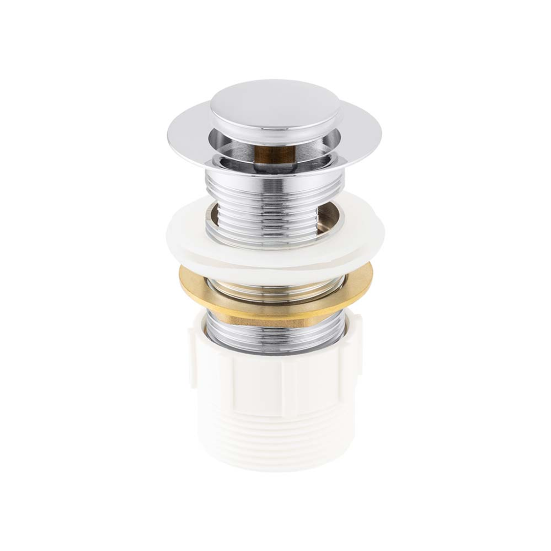 Brasshards Mixx Plug & Waste Pop Up 32Mm Overflow With Adapt Chrome