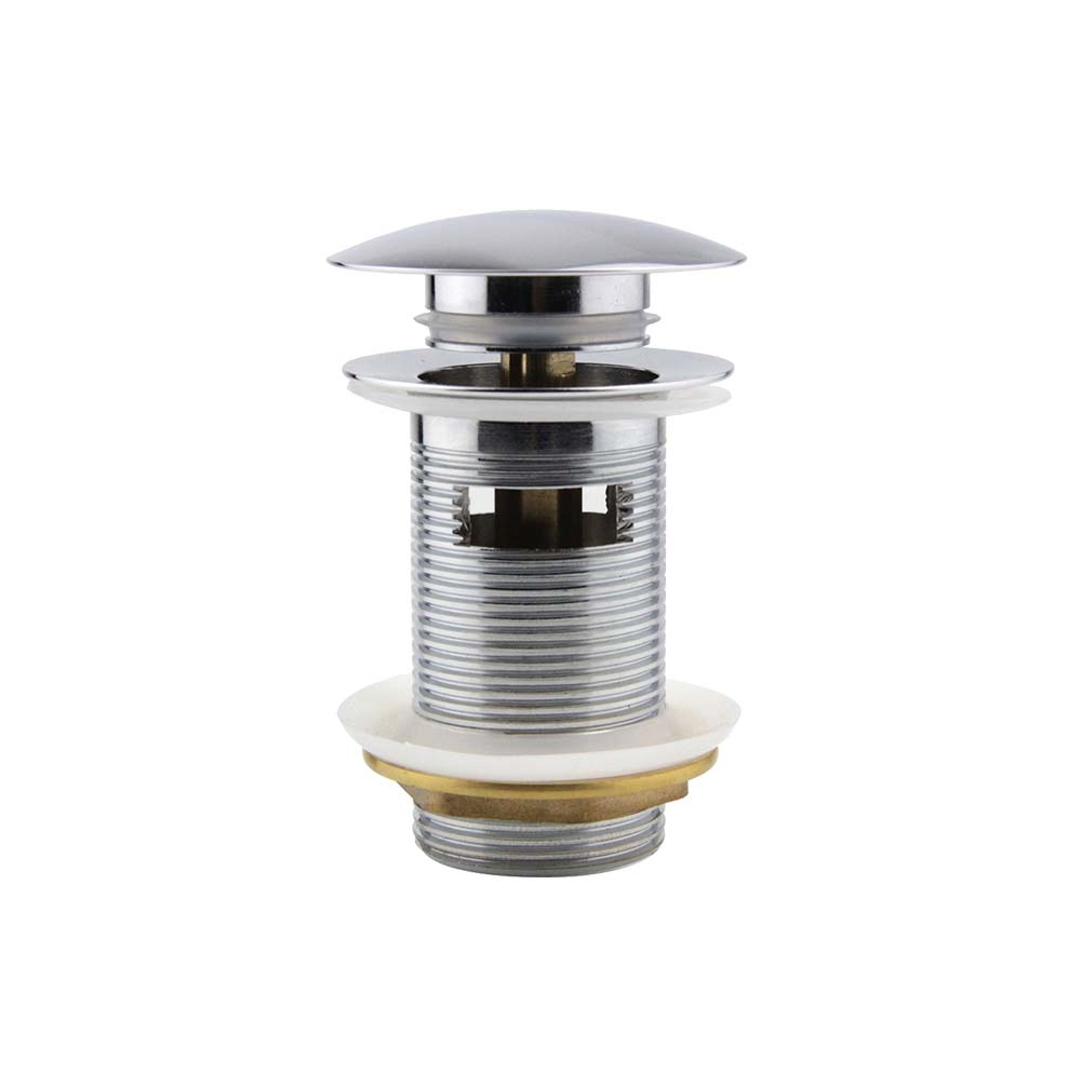 Brasshards Mixx Plug & Waste Dome Pop Up 32Mm Overflow Chrome