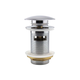 Brasshards Mixx Plug & Waste Dome Pop Up 32Mm Overflow Chrome