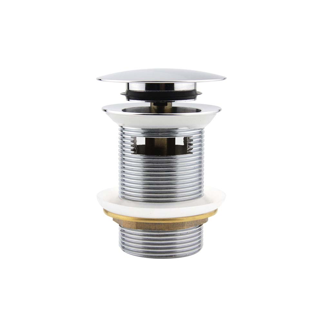 Brasshards Mixx Plug & Waste Dome Pop Up 40Mm Overflow Chrome