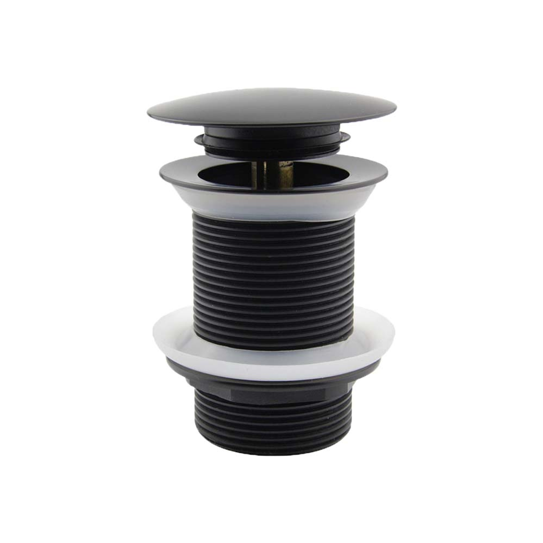 Brasshards Mixx Plug & Waste Dome Pop Up 40Mm Matt Black