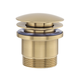 Brasshards Mixx Plug & Waste Universal Dome Pop Up Waste Brushed Gold