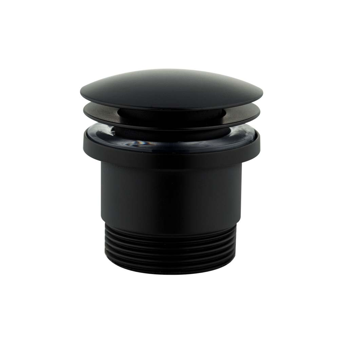 Brasshards Mixx Plug & Waste Universal Dome Pop Up Waste Matt Black