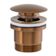 Brasshards Mixx Plug & Waste Universal Dome Pop Up Waste Brushed Bronze