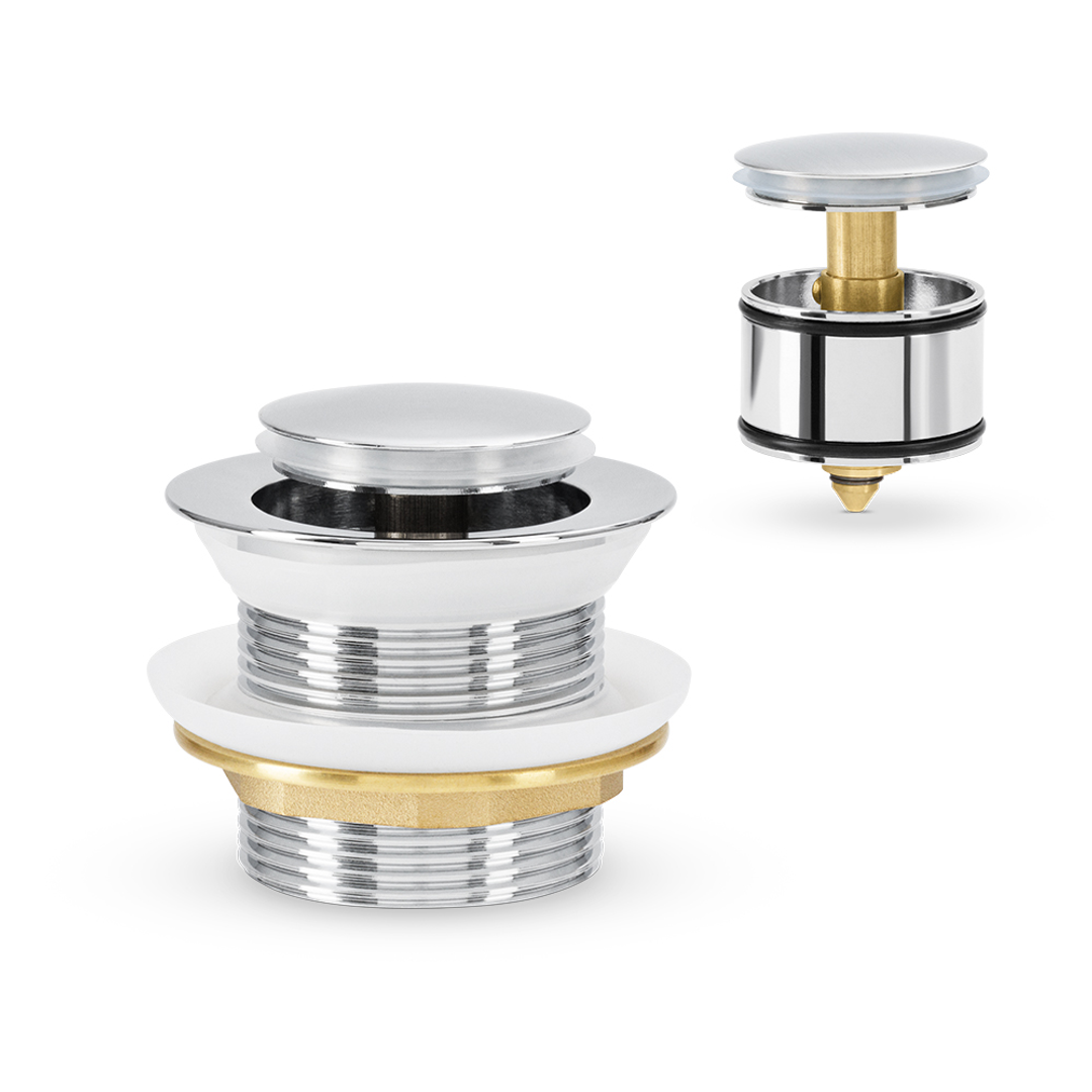 Brasshards Mixx Bath Pop Up Waste 40Mm With Pullout Centre Chrome