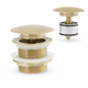 Brasshards Mixx Bath Dome Pop Up Waste 40Mm With Pullout Centre Brushed Gold