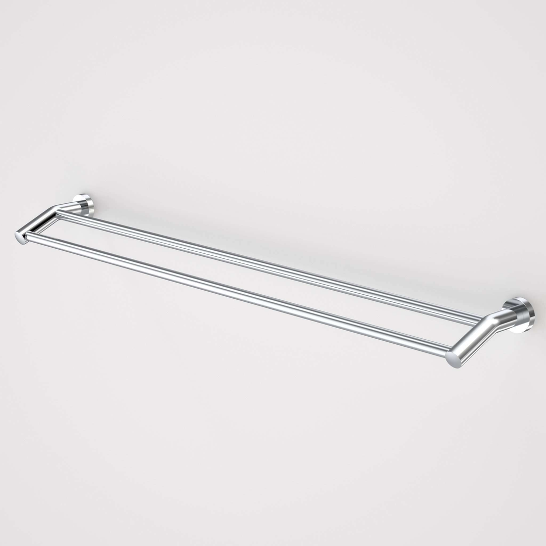 Caroma Cosmo Metal Double Towel Rail 930mm Chrome