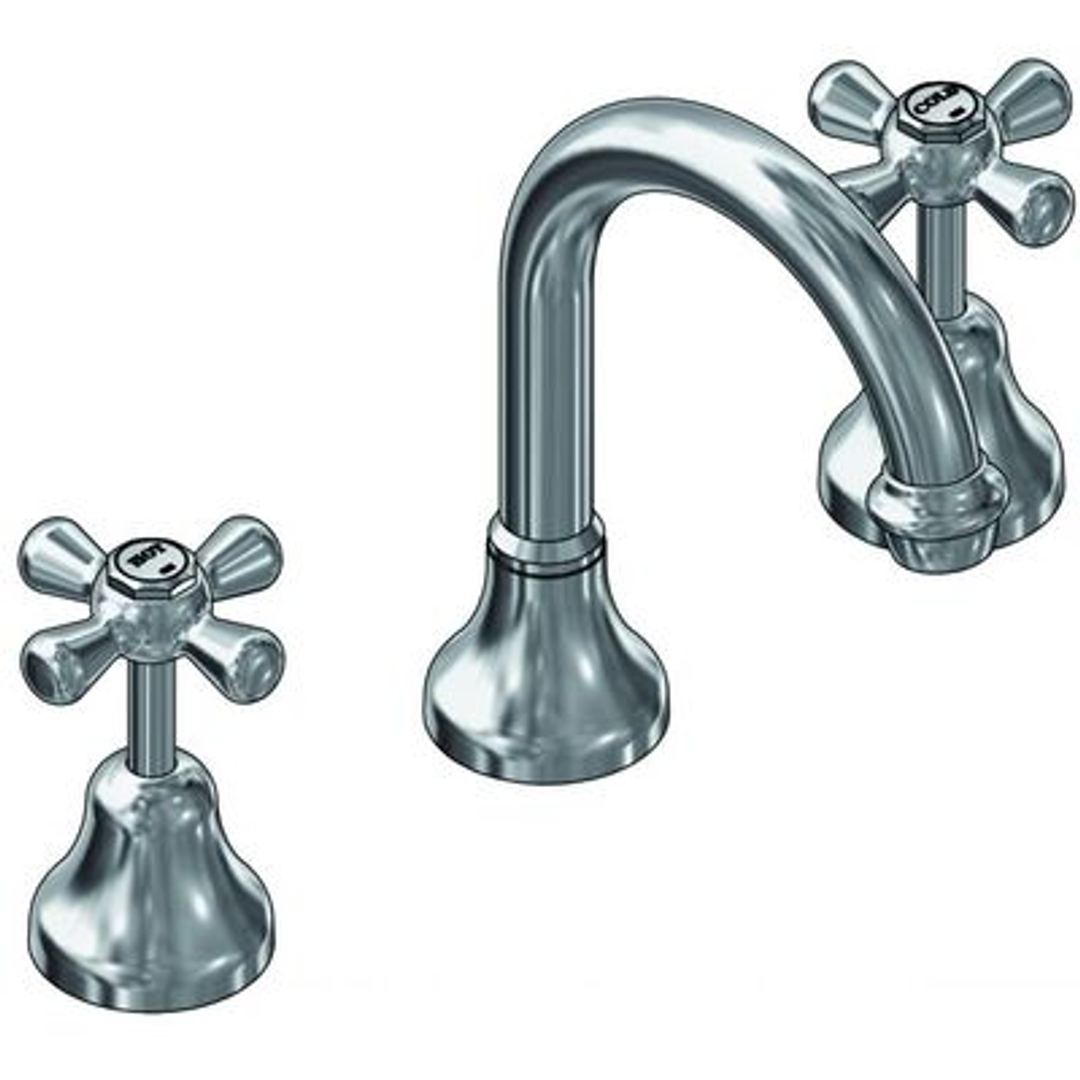 Ram Merino Swivel Basin Set with Gooseneck Spout Chrome