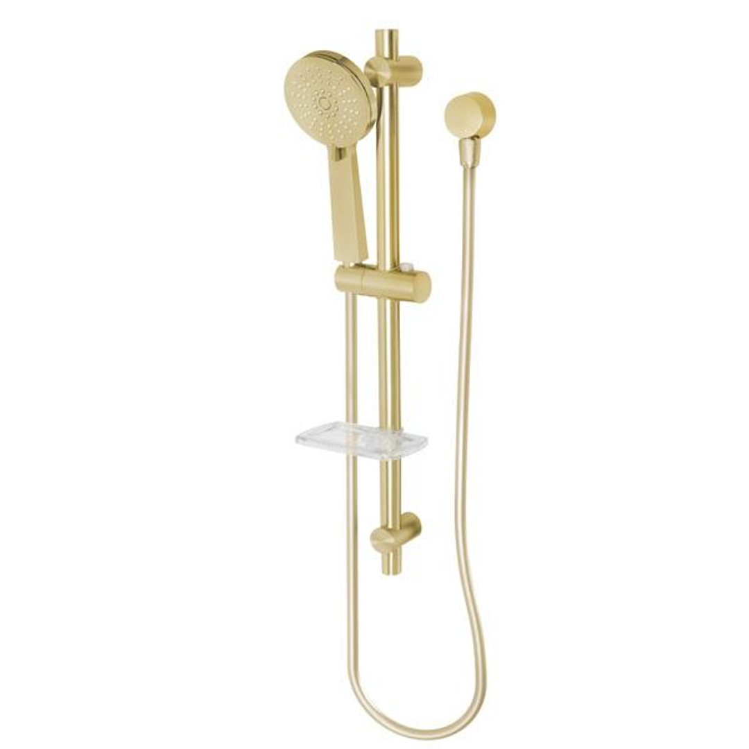 Phoenix Vivid Rail Shower Brushed Gold