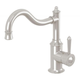 Phoenix Nostalgia Sink Mixer 220mm Shepherds Crook Brushed Nickel