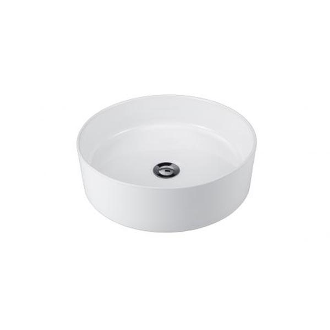 Nimos Slimline Round Above Counter Basin White Sbc-027