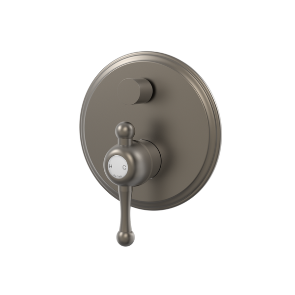Par Tudor Divertor Mixer On Plate Gun Metal