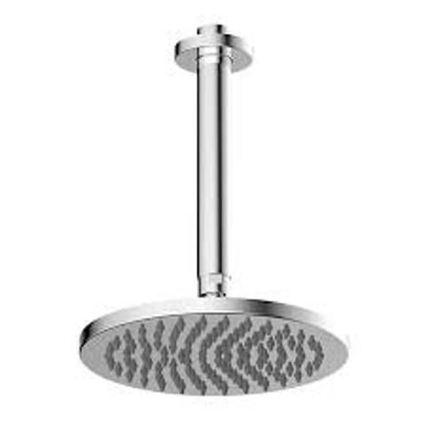 Abey Gareth Ashton 200mm Drop Vertical Overhead Shower Chrome 1Svro