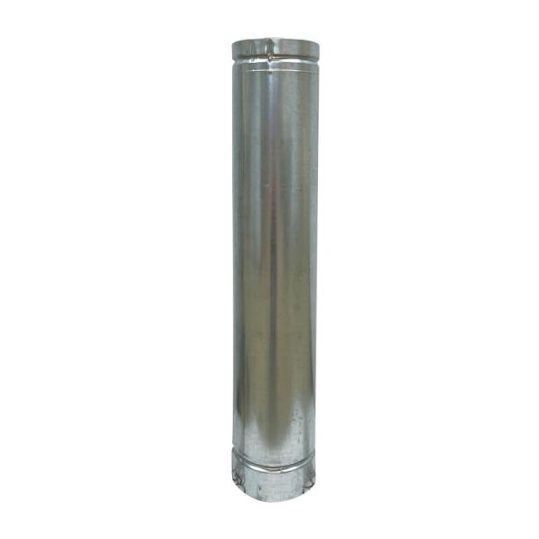 TWIN SKIN FLUE ADJUSTABLE PIPE 100MM X 300MM